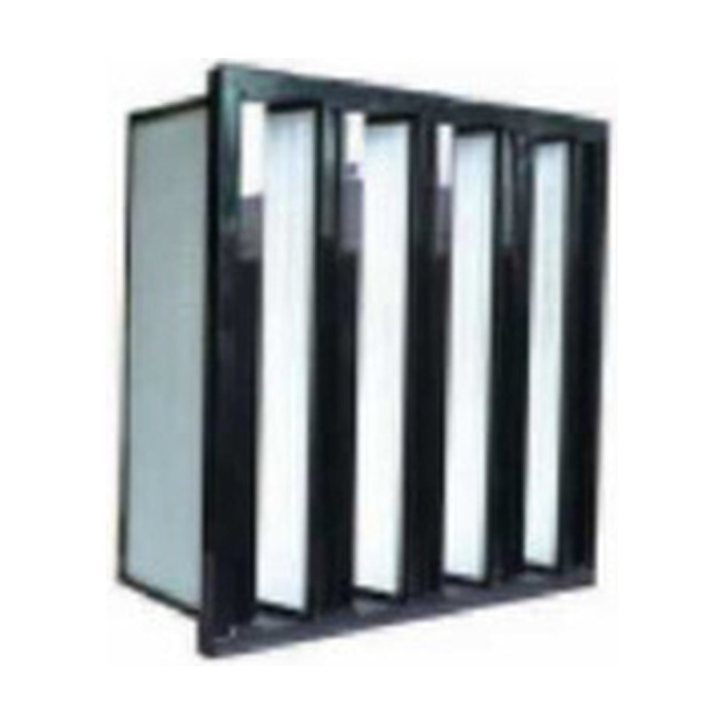 V Shape Panel Filter Without Clapboard