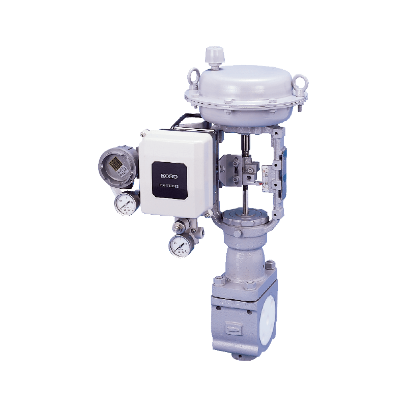KOSO 500R PTFE Lined Acid Resistant Globe Control Valve