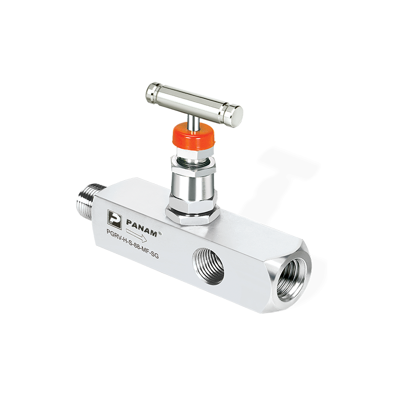 PANAM Gauge Root Valve (1/2" NPT  Short and Lagging Extension)