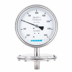 PANAM Diaphragm Type Pressure Gauge PSDS