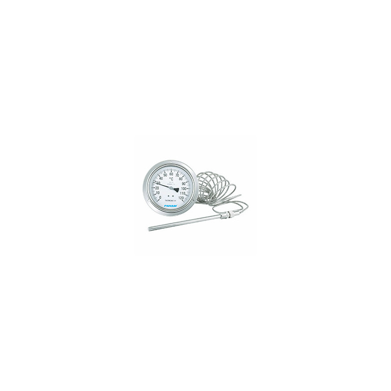 PANAM All Stainless Steel Gas Actuated Thermometer PGTS (Rigid Stem or Capillary)