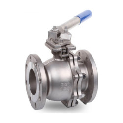 2-PC Flanged Ball Valve with Deadman Handle