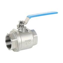 2-PC Threaded Ball Valve, Optional ISO 5211 Pad