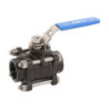3-PC Ball Valve Threaded / SW / BW, ISO 5211 Pad