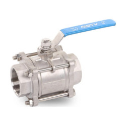 3-PC Ball Valve Threaded / SW / BW, ISO 5211 Pad