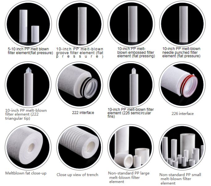 PP Polypropylene Melt-Blown Filter Element